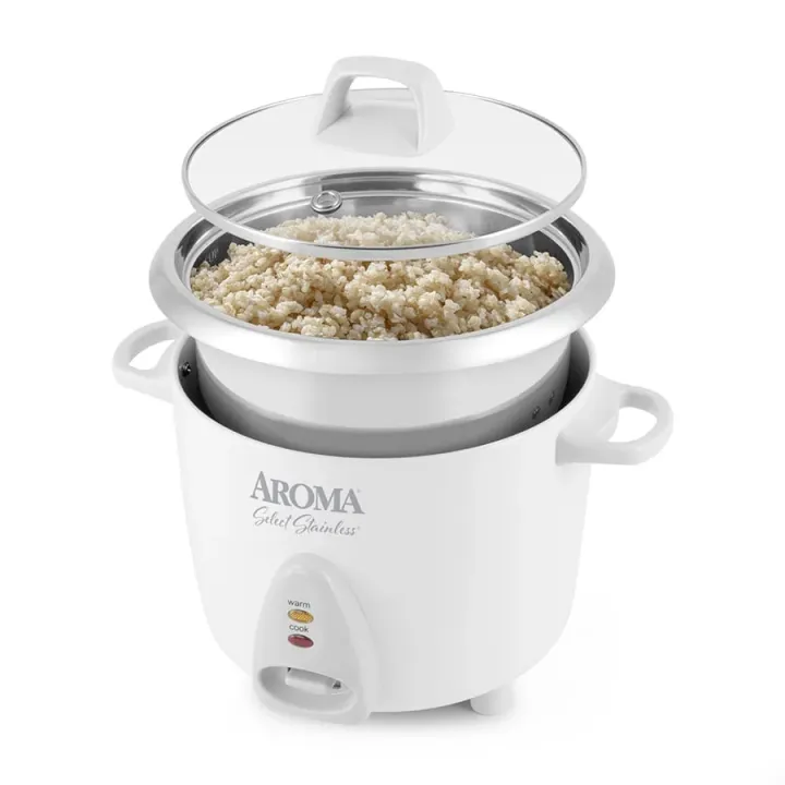Aroma Select Stainless Rice & Grain Cooker ARC-757SG