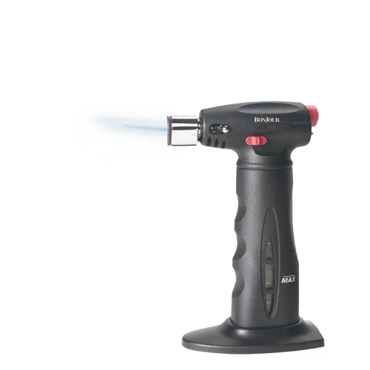 BonJour Crème Brulee Torch (Chef's Torch with Fuel Gauge)