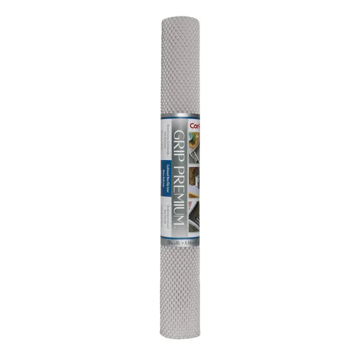 Con-Tact Grip Premium Non-Adhesive Shelf Liner, Cool Gray