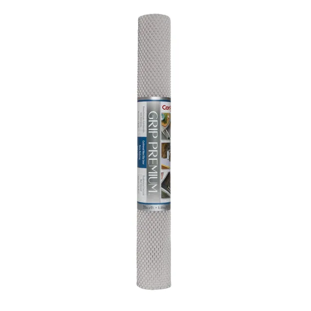 Con-Tact Grip Premium Non-Adhesive Shelf Liner, Cool Gray