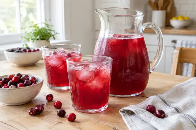 Illustration of Cranberry Juice