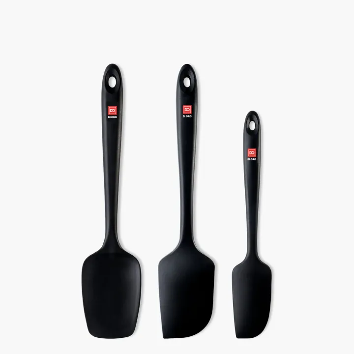DI ORO 3-Piece Seamless Spatula Set