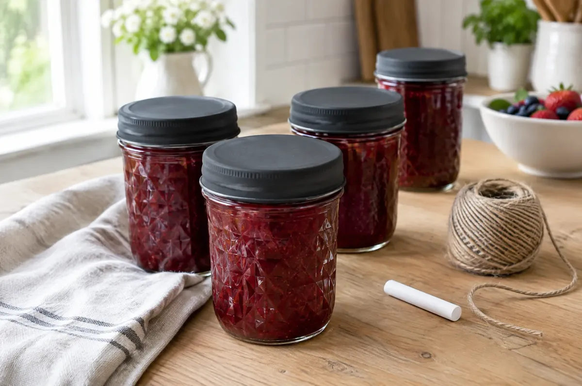 Illustration of DIY Chalkboard Jar Labels