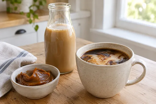 Illustration of Dulce de Leche Coffee Creamer