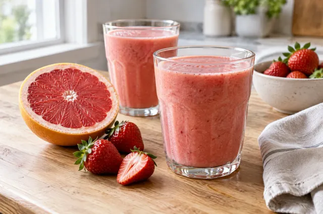 Illustration of Grapefruit Smoothies