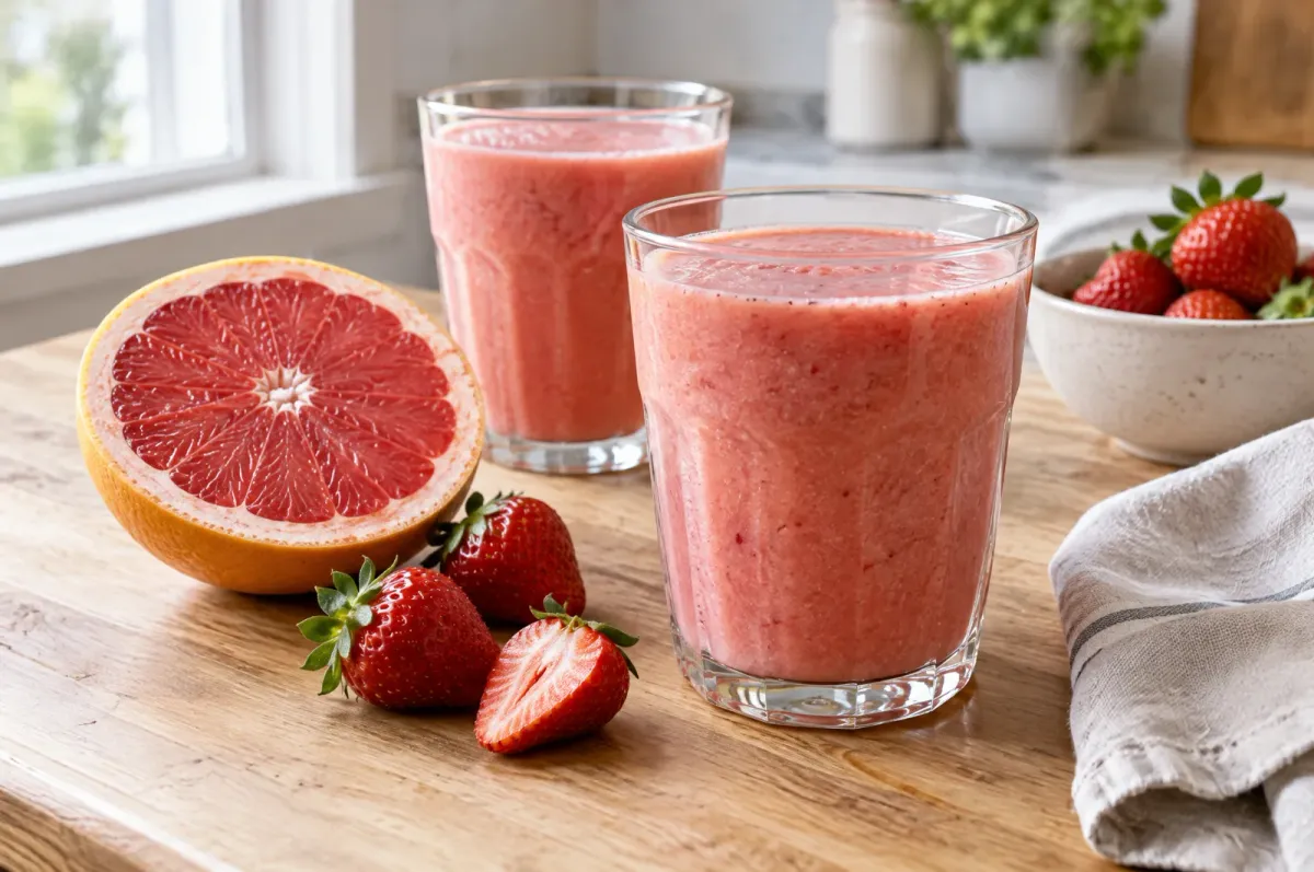 Illustration of Grapefruit Smoothies
