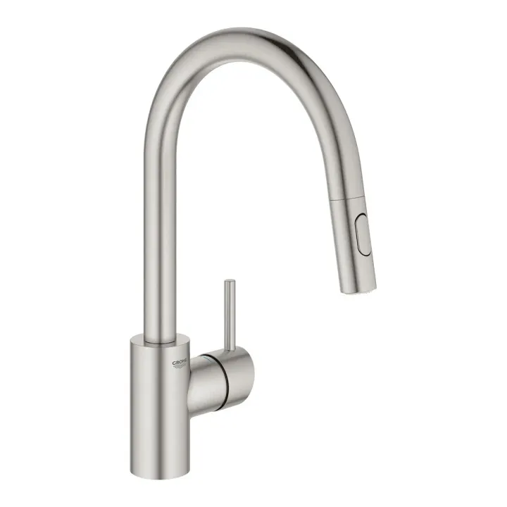 GROHE Concetto Single-Handle Pull-Down Kitchen Faucet Dual Spray 1.75 GPM (6.6 L/min)