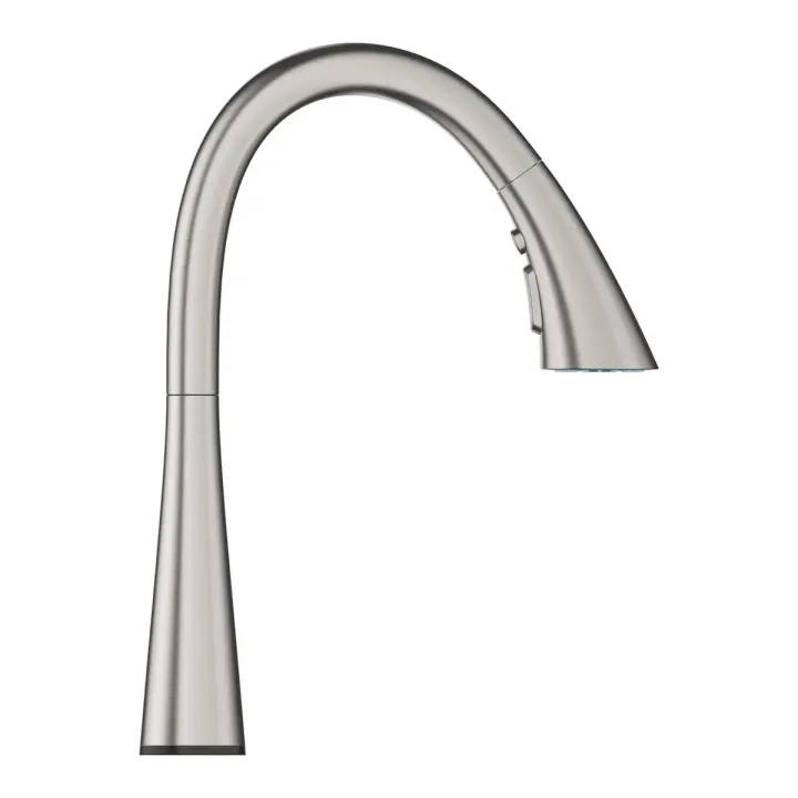 GROHE Zedra Single-Handle Pull Down Kitchen Faucet Triple Spray 1.75 GPM (6.6 L/min) with Touch Technology