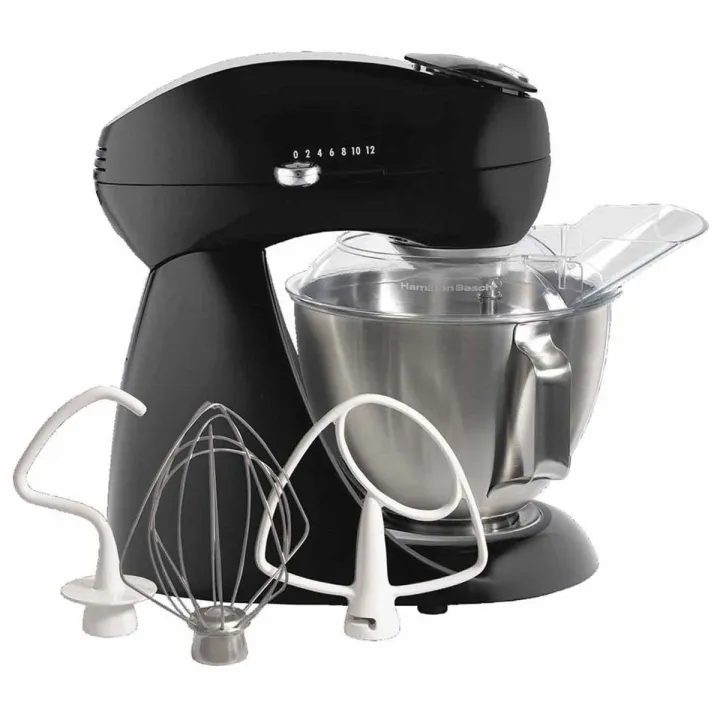 Hamilton Beach All-Metal Stand Mixer, Black