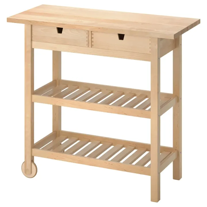 IKEA FÖRHÖJA Kitchen cart, birch
