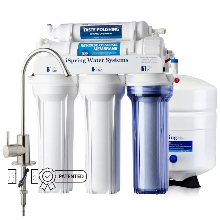iSpring RCC7 5-Stage Under-Sink Reverse Osmosis System