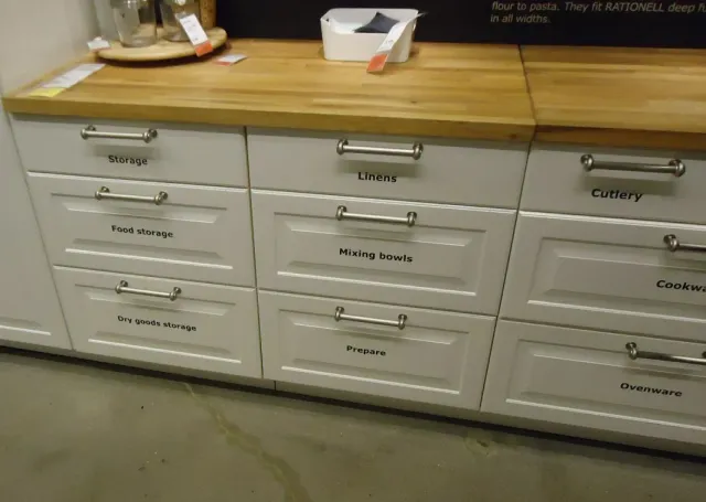Stock cabinets