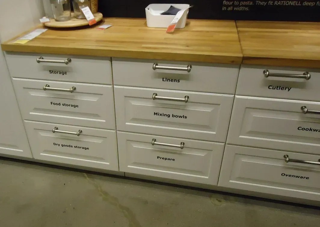 Stock cabinets