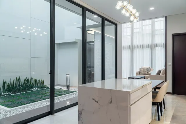 Concrete or porcelain slab