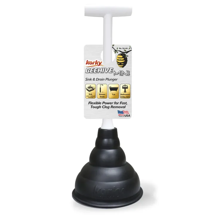 Korky BEEHIVE Mini Sink & Drain Plunger