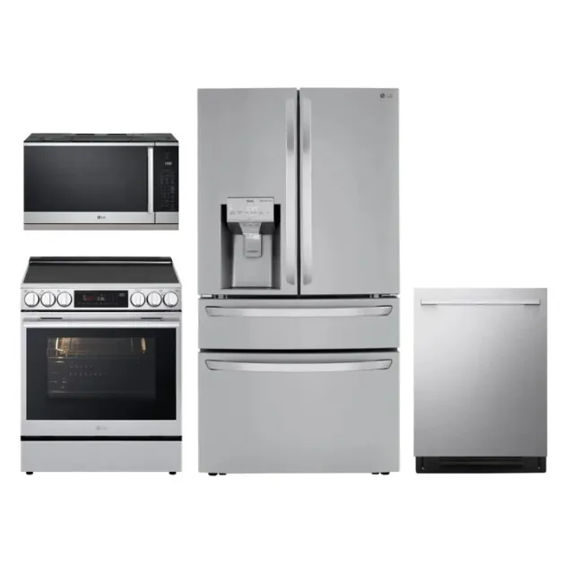 LG Deluxe 4-Piece Kitchen Package