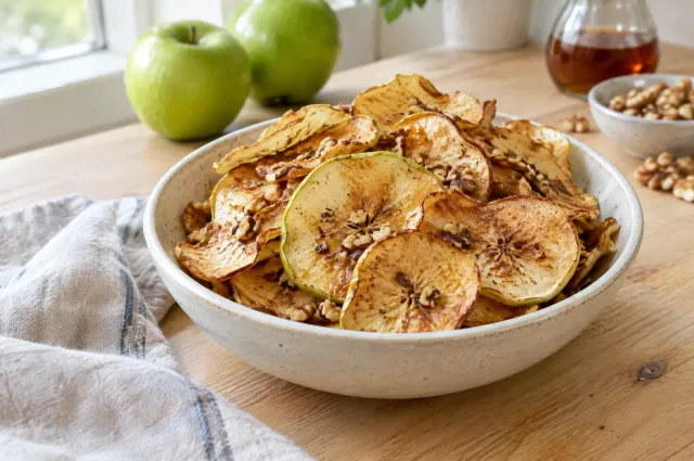 Illustration of Maple Walnut Apple Chips