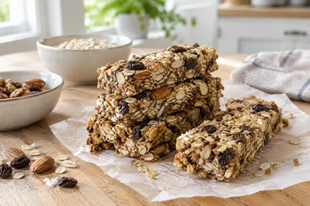 Illustration of No-Bake Granola Bars