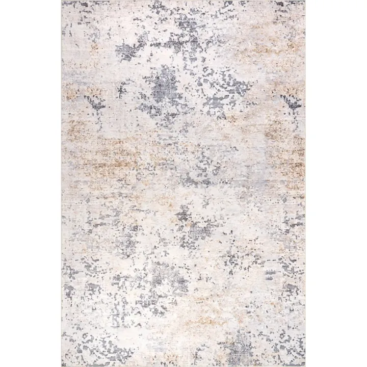 nuLOOM Makenzie SplashGuard Modern Abstract Machine Washable Area Rug