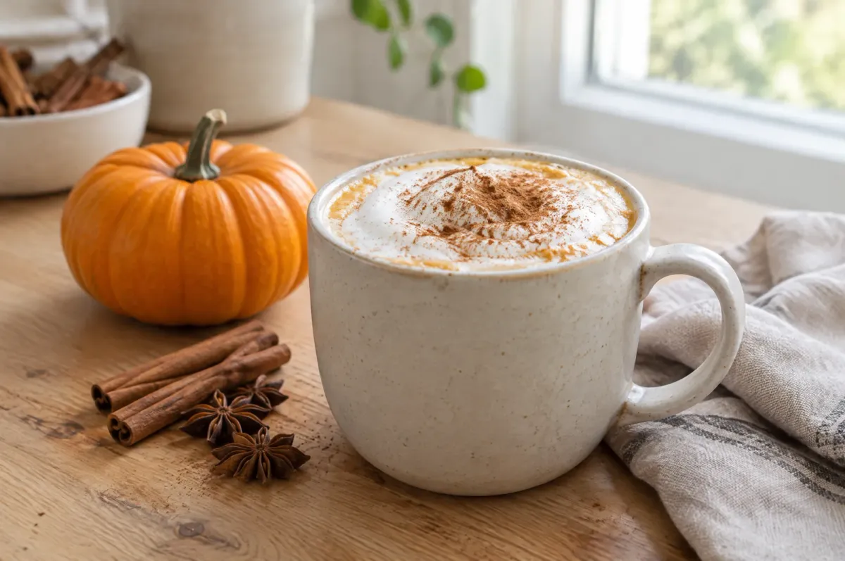 Illustration of Pumpkin Chai Latte