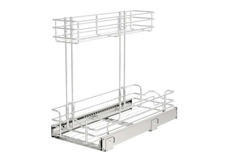 Rev-A-Shelf Two-Tier Undersink Steel Wire Pullout Organizer