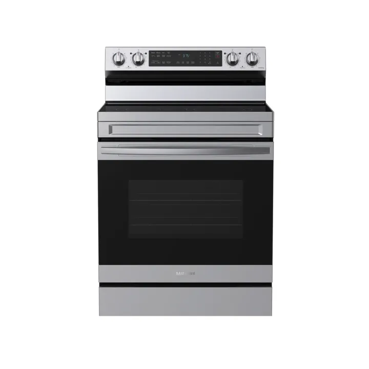 Samsung 6.3 cu. ft. Smart Freestanding Electric Range with No-Preheat Air Fry & Convection in Stainless Steel