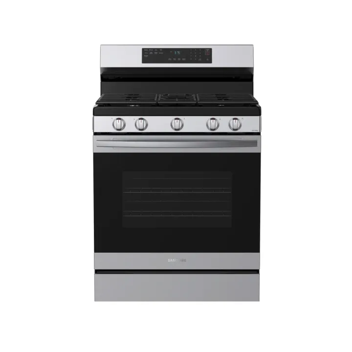 Samsung 6.0 cu. ft. Smart Freestanding Gas Range with No-Preheat Air Fry & Convection in Stainless Steel