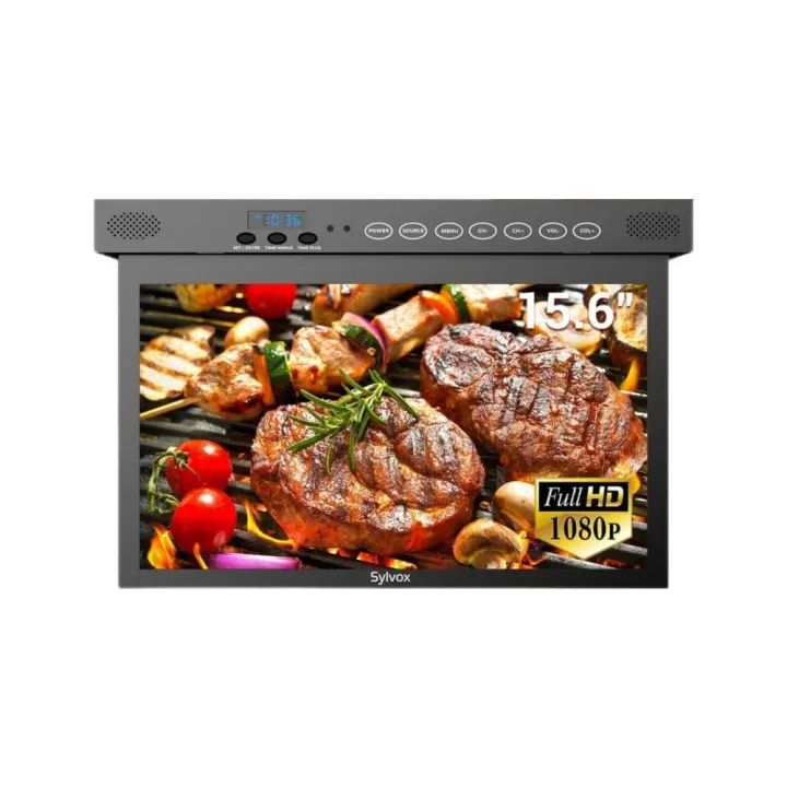 Sylvox 15.6" Smart Under Cabinet TV-Black Kitchen TV