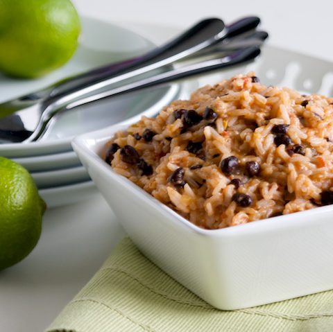 Quick Mexican Rice with Beans