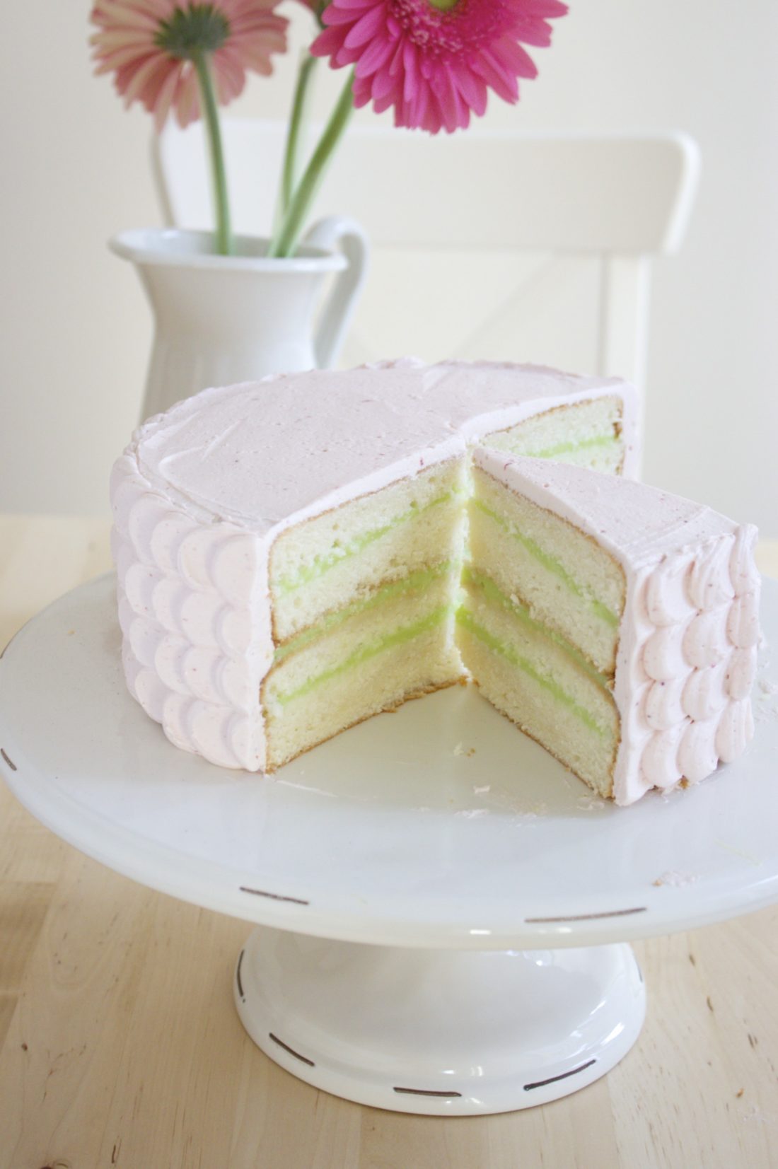 Strawberry & Lime Layer Cake